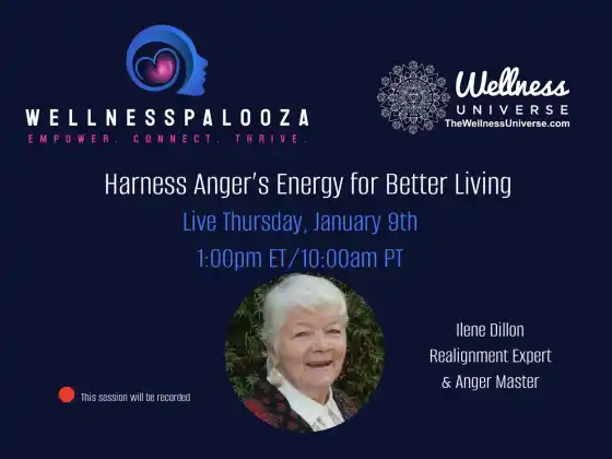 Wellnesspalooza 2025 استغل طاقة الغضب من أجل حياة أفضل مع إيلين ديلون