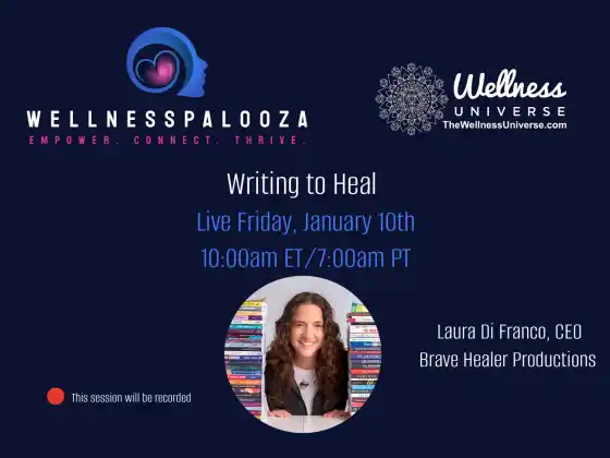 Wellnesspalooza 2025 כתיבה כדי לרפא עם לורה די פרנקו