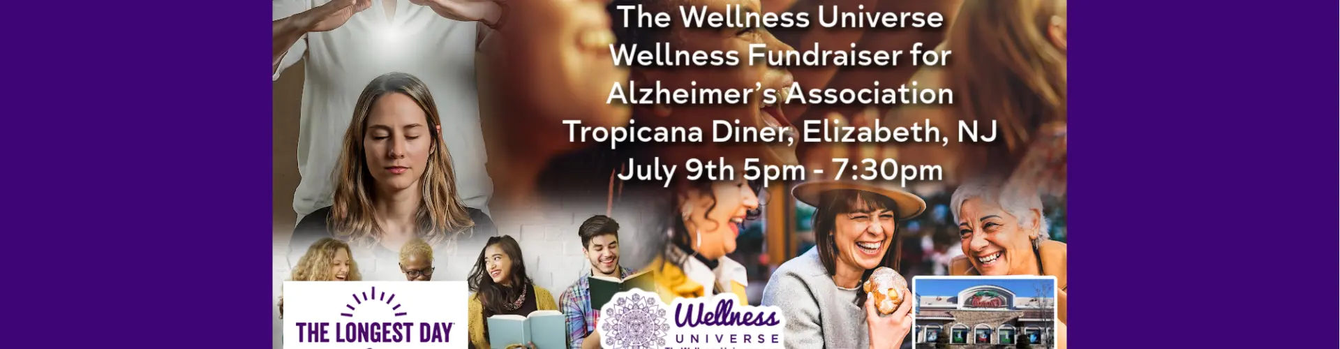 Evento de bienestar para la recaudación de fondos de la Asociación de Alzheimer TRANSMISIÓN EN VIVO - Online Class by The Wellness Universe